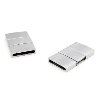 STAINLESS STEEL MAGNETIC CLASP,STEEL,MGST-138-12.5*3MM