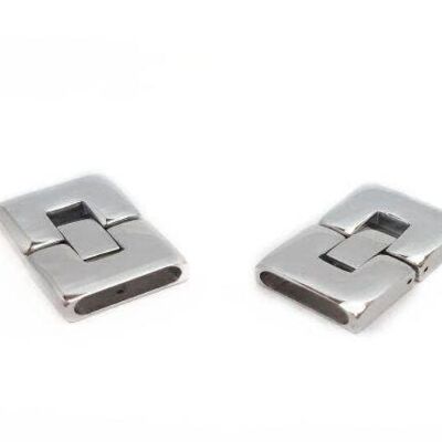 STAINLESS STEEL MAGNETIC CLASP,STEEL,MGST-14-14*2,5MM