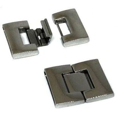 STAINLESS STEEL MAGNETIC CLASP,STEEL,MGST-14-21*4MM