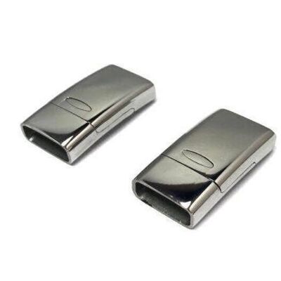 STAINLESS STEEL MAGNETIC CLASP,STEEL,MGST-150-14*6MM