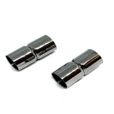 STAINLESS STEEL MAGNETIC CLASP,STEEL,MGST-182 8MM