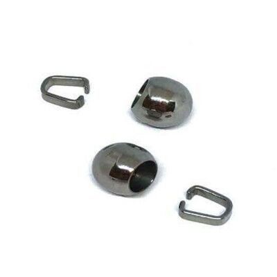 STAINLESS STEEL MAGNETIC CLASP,STEEL,MGST-184 8MM