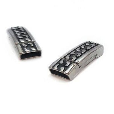 STAINLESS STEEL MAGNETIC CLASP,STEEL,MGST-238-12*6MM