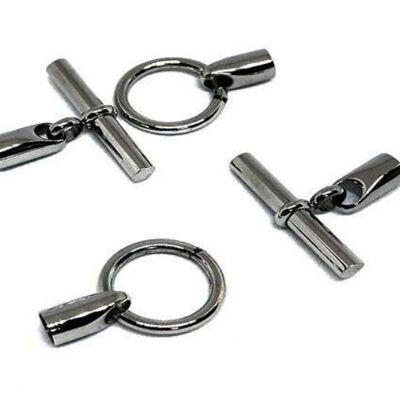 STAINLESS STEEL MAGNETIC CLASP,STEEL,MGST-274 4MM