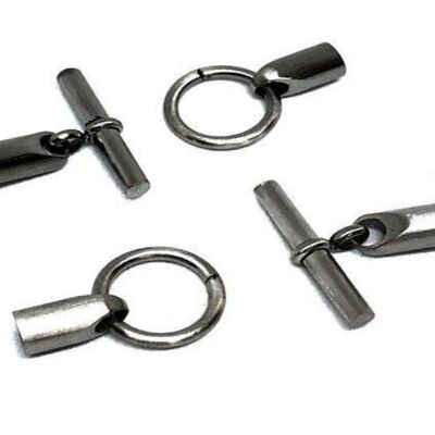 STAINLESS STEEL MAGNETIC CLASP,STEEL,MGST-274 6MM