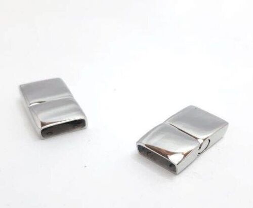 STAINLESS STEEL MAGNETIC CLASP,STEEL,MGST-32-12*6MM