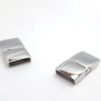 STAINLESS STEEL MAGNETIC CLASP,STEEL,MGST-32-12*6MM