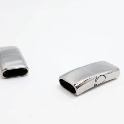 STAINLESS STEEL MAGNETIC CLASP,STEEL,MGST-34-12*6MM