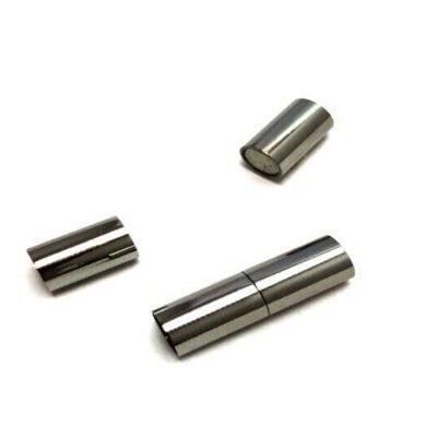 STAINLESS STEEL MAGNETIC CLASP,STEEL,MGST-36 3MM
