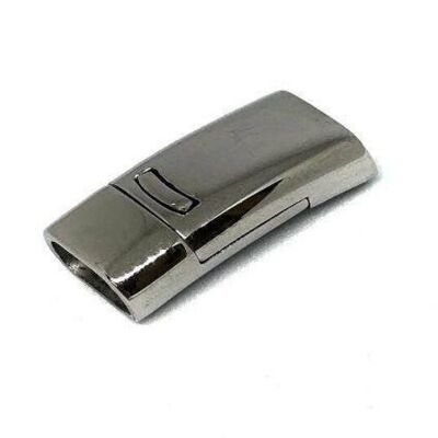 STAINLESS STEEL MAGNETIC CLASP,STEEL,MGST-57-12*6MM
