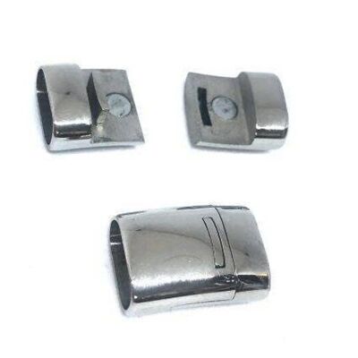 STAINLESS STEEL MAGNETIC CLASP,STEEL,MGST-58-16.5*7.8MM