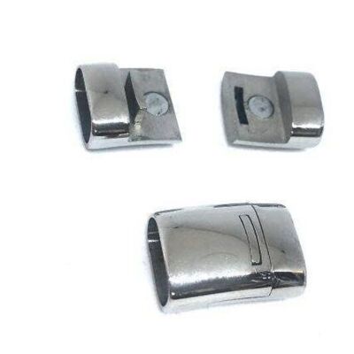 STAINLESS STEEL MAGNETIC CLASP,STEEL,MGST-58-16,5*7,8MM