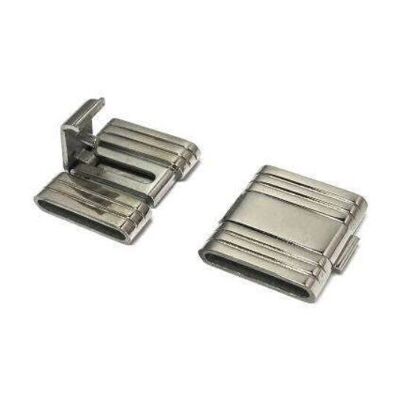 STAINLESS STEEL MAGNETIC CLASP,STEEL,MGST-65-15*3MM