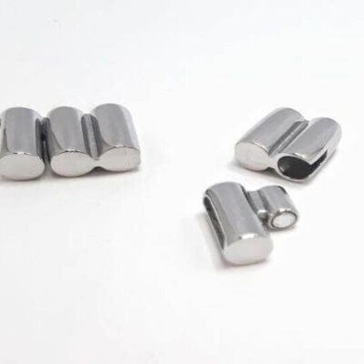 STAINLESS STEEL MAGNETIC CLASP,STEEL,MGST-70-12*3MM