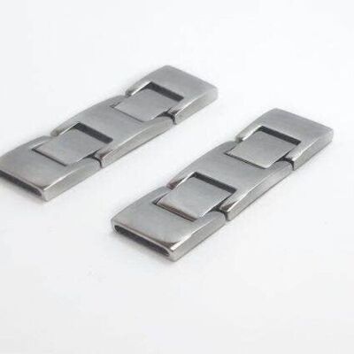 STAINLESS STEEL MAGNETIC CLASP,STEEL,MGST-74-14*2,5MM
