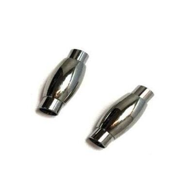 STAINLESS STEEL MAGNETIC CLASP,STEEL,MGST-86 4MM