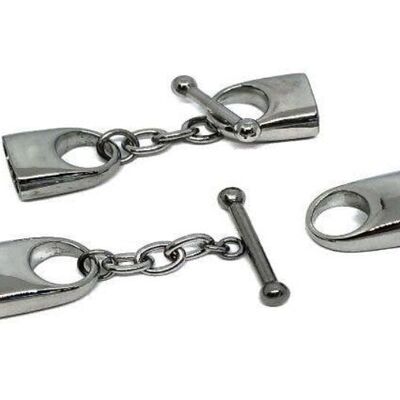STAINLESS STEEL MAGNETIC CLASP,STEEL,MGST-88 5MM