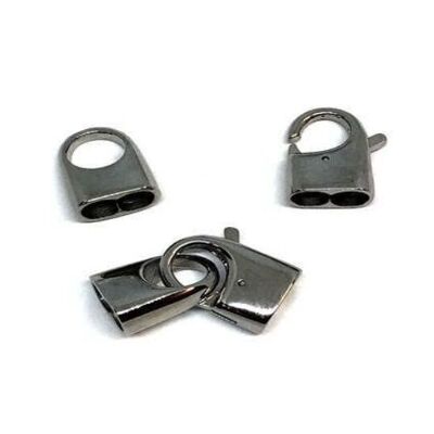 STAINLESS STEEL MAGNETIC CLASP,STEEL,MGST-98 6MM