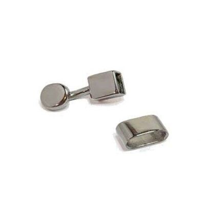 STAINLESS STEEL MAGNETIC CLASPS - MGST-106-10*5MM-SILVER