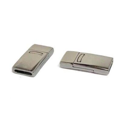 STAINLESS STEEL MAGNETIC CLASPS - MGST-109-10*2,3MM-SILVER