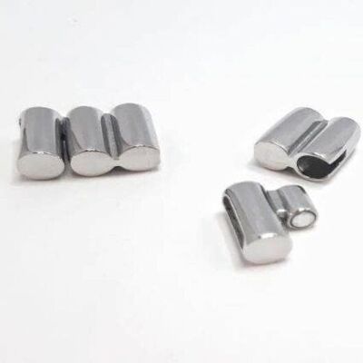 STAINLESS STEEL NON MAGNETIC CLASPS - MGST-70-12-BY-2,5MM