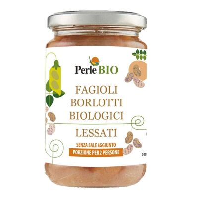 Borlotti organic beans boiled