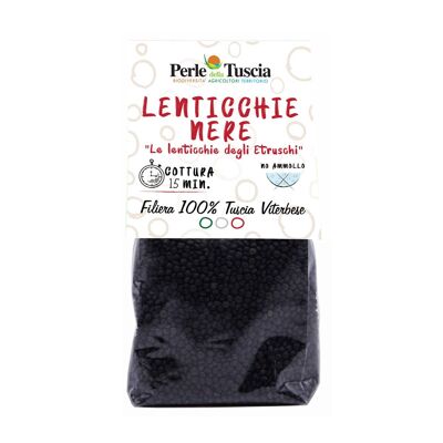 Lentilles noires étrusques 400g.