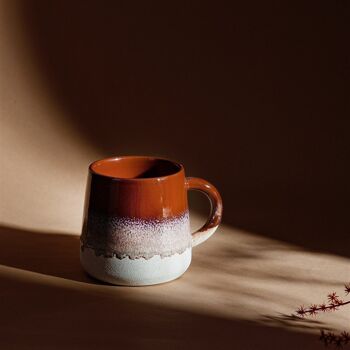 Tasse marron chocolat Mojave Glaze 3