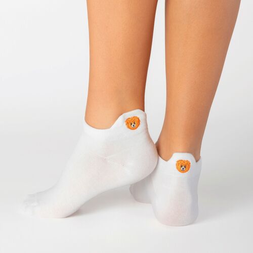 Chaussettes En Coton Languette Animaux Sauvages