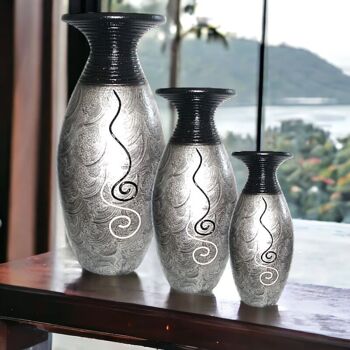 vases en argent Décoration d'intérieur 3