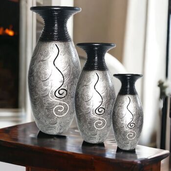 vases en argent Décoration d'intérieur 8