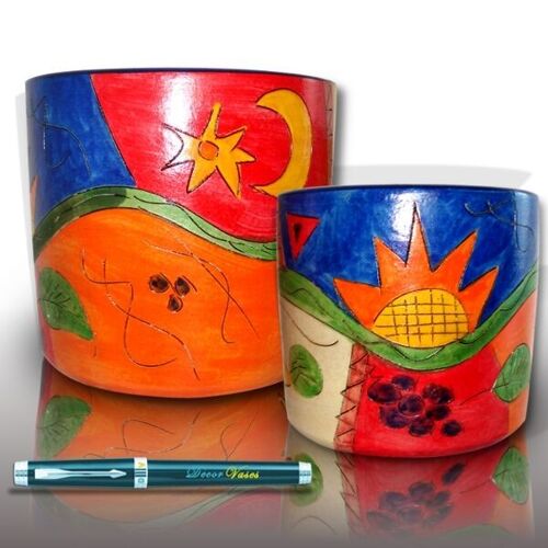 Orchid Inca pottery