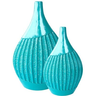 Vases océan ondulés