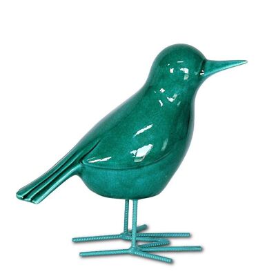 Dekorativer Vogel aus Keramik