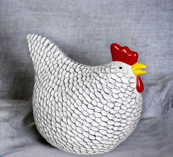 Poule décorative en céramique 2