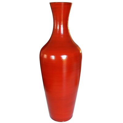 Vase rouge en terre cuite