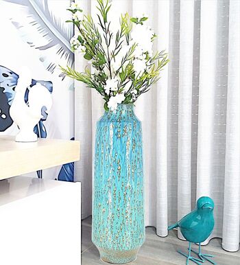 Vase turquoise moderne océan 1