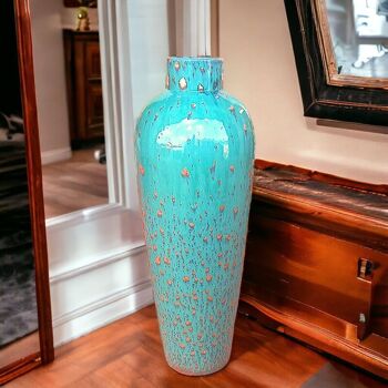 Îlots de vases de sol turquoise contemporains 5