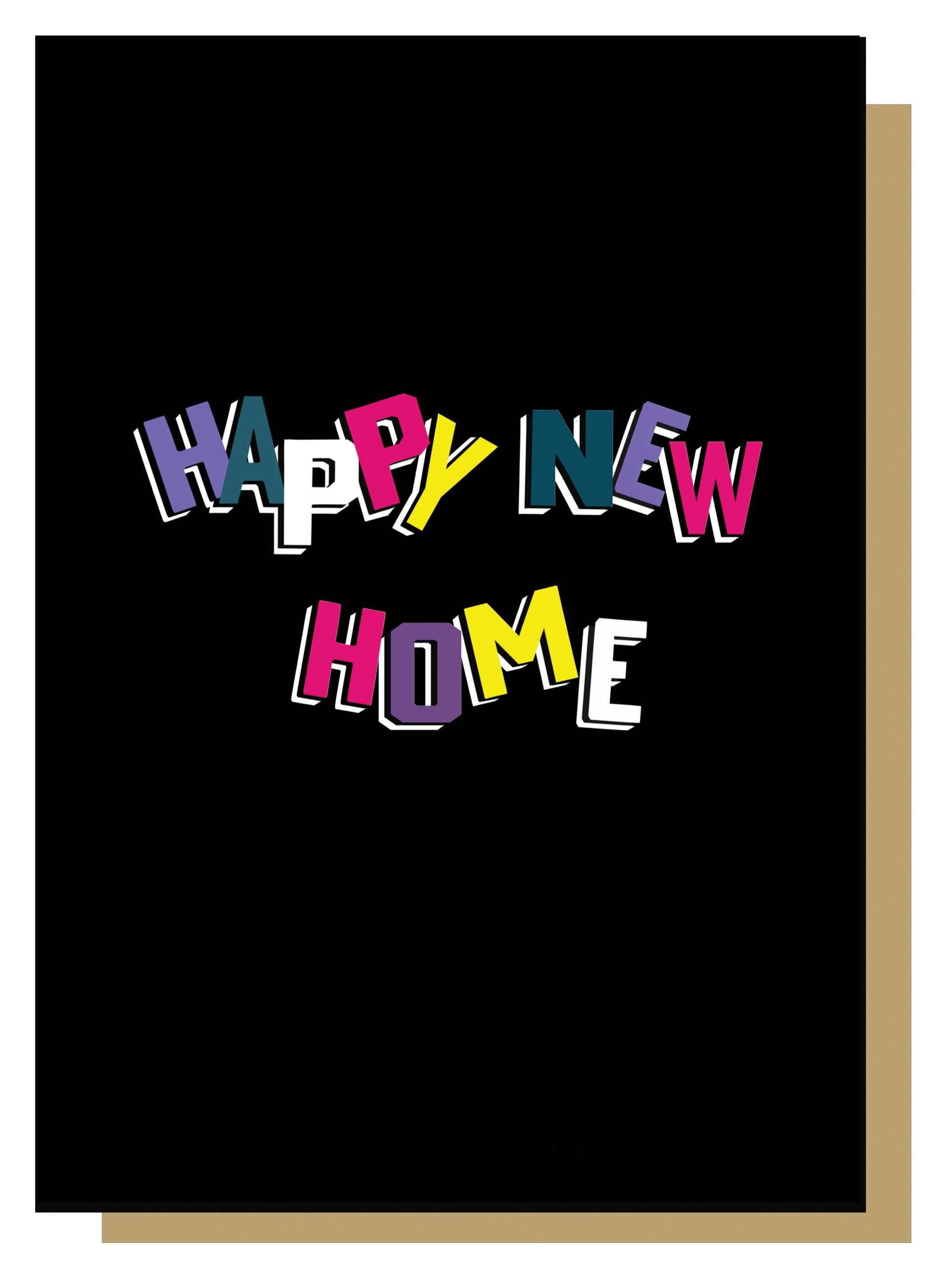 Frohes Neues Zuhause-Grußkarte