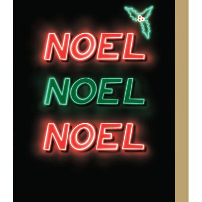 Cartolina di Natale Noel Noel Noel
