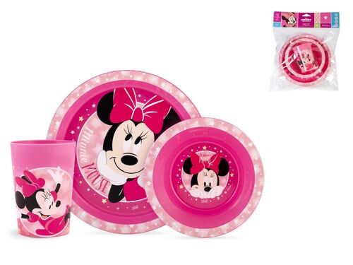 Set pappa 3 pezzi Minnie Cosmo