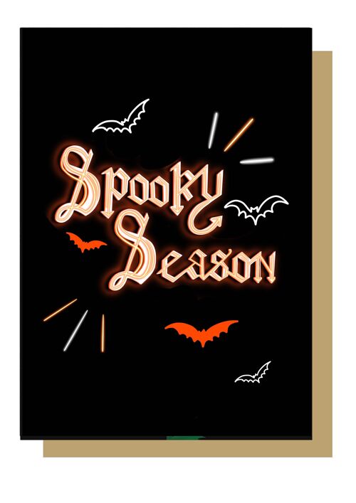Spooky Season Halloween Greetings Card