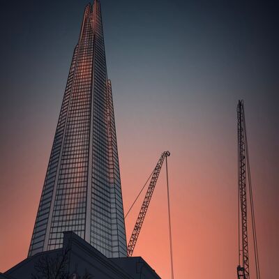 The Shard, stampa artistica di Londra