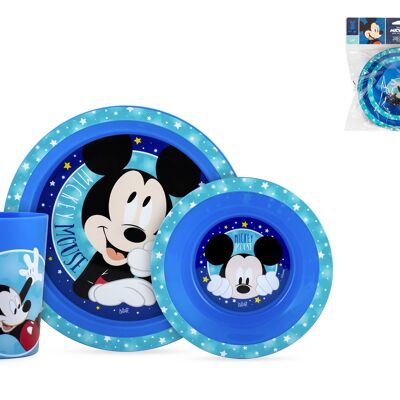 Mickey Cosmo 3-piece meal set