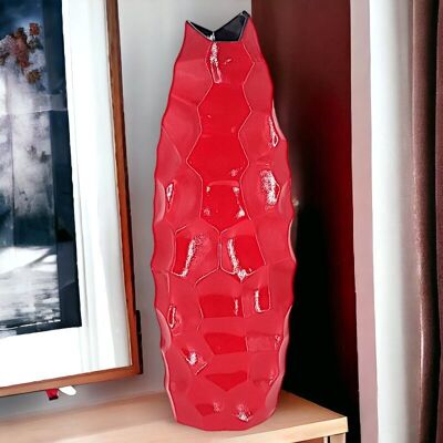 Ceramic diamond decorative vase