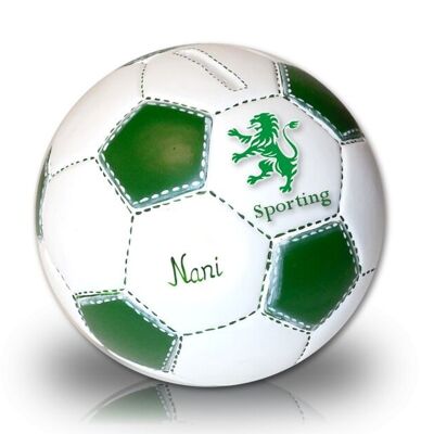 alcancía balón de fútbol Sporting