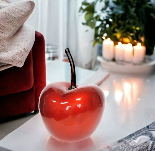 Decorative cherry centerpiece in ceramic