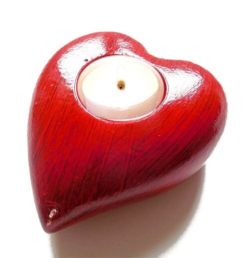 Heart candle holder