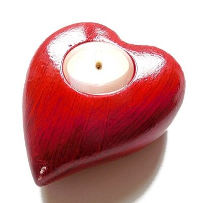 Heart candle holder