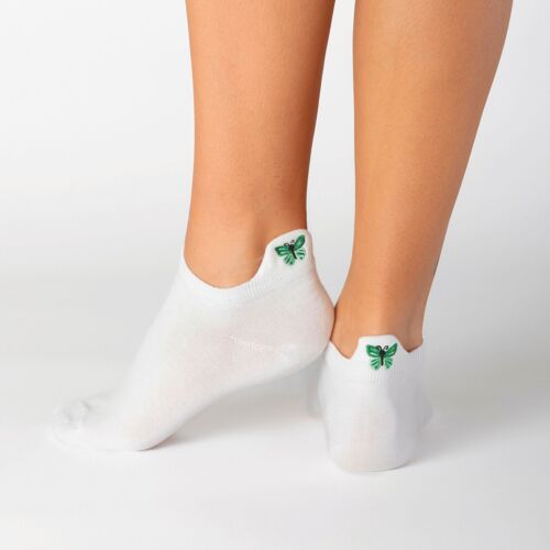 Chaussettes En Coton Languette Nature